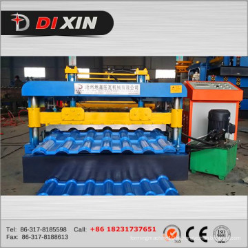 Dx 1100 Colored Galvanized Zinc Roofing Roll formando máquina